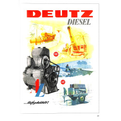 Broschüren über deutsche stationäre Motoren I