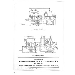 Broschüren über deutsche stationäre Motoren I