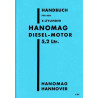 Handbuch für den 4-zylinder Hanomag diesel-motor, hand boek