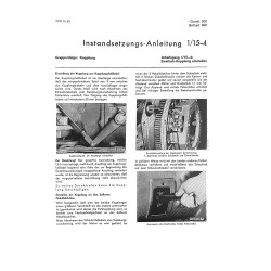 Instandsetzungsanleitung Hanomag-Radschlepper Granit500, Brillant600, handleiding