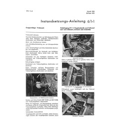 Instandsetzungsanleitung Hanomag-Radschlepper Granit500, Brillant600, handleiding