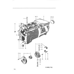 Ersatzteilliste Porsche-Diesel Super 309 , onderdelenlijst