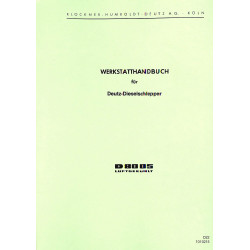 Werkstatthandbuch für Deutz-Dieselschlepper D8005, werkplaats handboek 