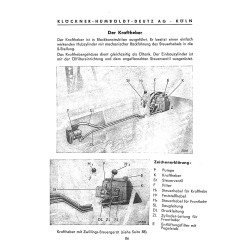 Bedienungsanleitung und Ersatzteilliste für 18/24 PS-Schlepper, gebruiksaanwijzing en onderdelen lijst