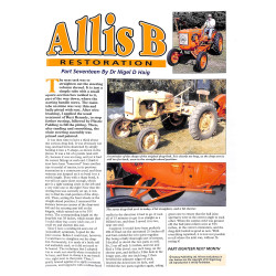 Tractor & Machinery - Allis B Restoration