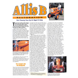 Tractor & Machinery - Allis B Restoration