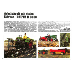 Deutz - Prospekte der 06er Baureihe