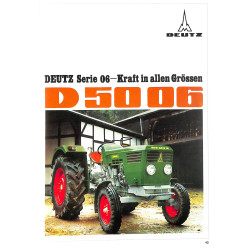 Deutz - Prospekte der 06er Baureihe