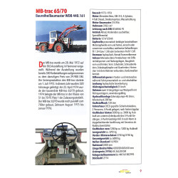 Das MB-trac Typenbuch