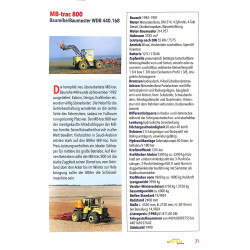 Das MB-trac Typenbuch