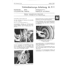 Instandsetzungs-Anleitung Hanomag-Schlepper R12/C112, handleiding, gebruiksaanwijzing