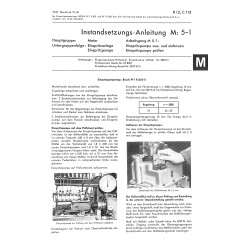 Instandsetzungs-Anleitung Hanomag-Schlepper R12/C112, handleiding, gebruiksaanwijzing